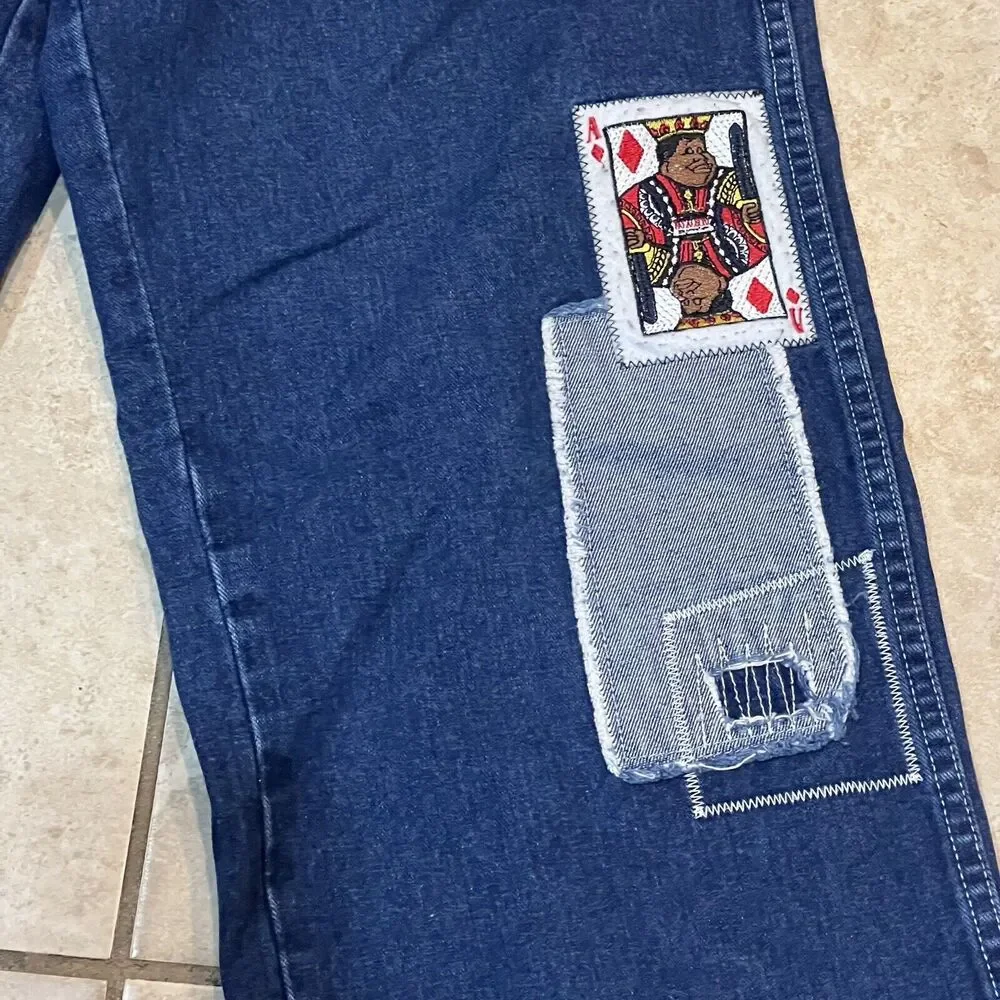 FUBU Platinum Fat Albert and the Junkyard Gang VTG Denim Jeans Size 16 (26x27)